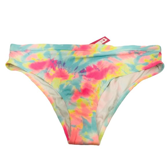 Xhilaration Other - Xhilaration Women's Size 24W/26W High Leg High Waist Swim Bottom Tie Dye New